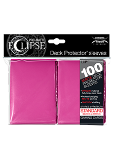 Ultra Pro: Pro-Matte Eclipse Hot Pink 100ct